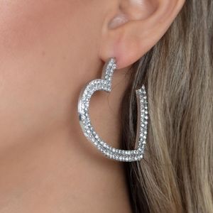 Silver Heart Earrings